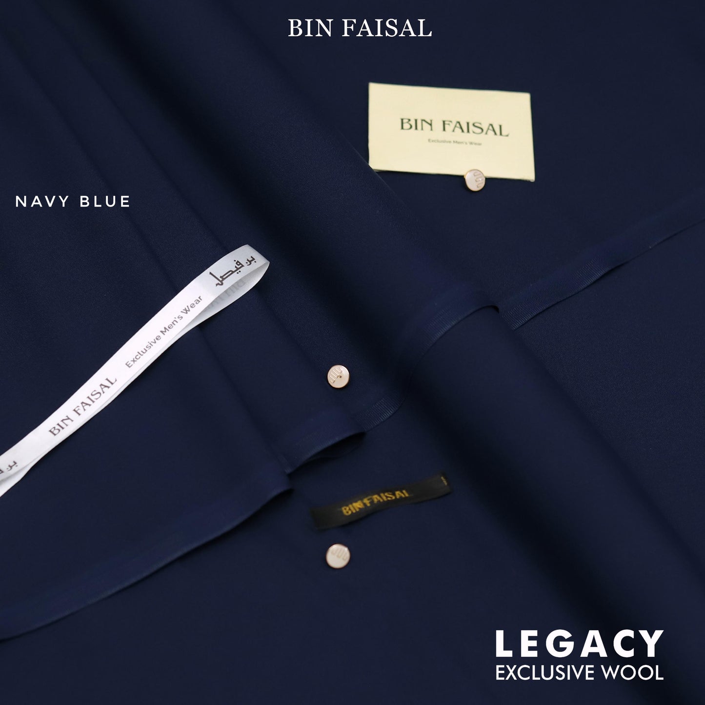 Bin Faisal legacy in premium fabric. Blending Merino wool for warmth & breathability