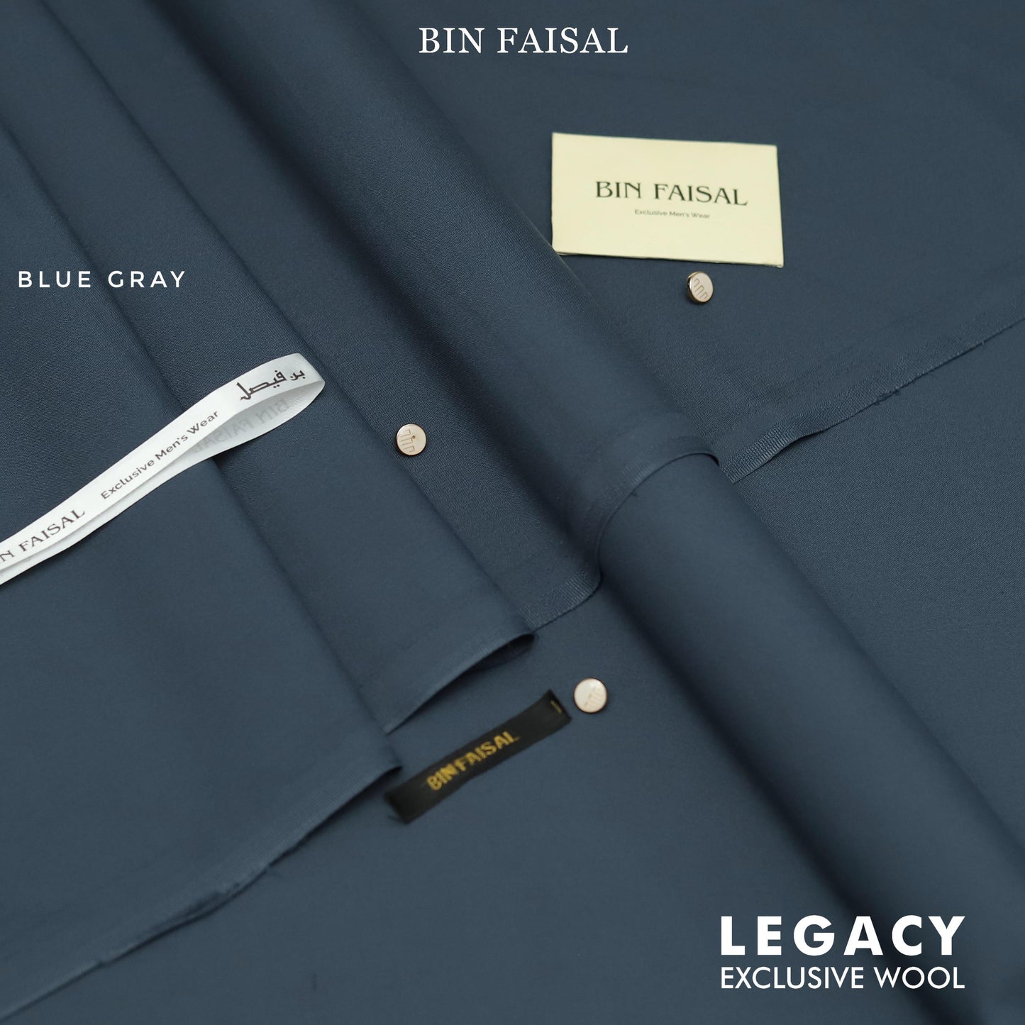 Bin Faisal legacy in premium fabric. Blending Merino wool for warmth & breathability