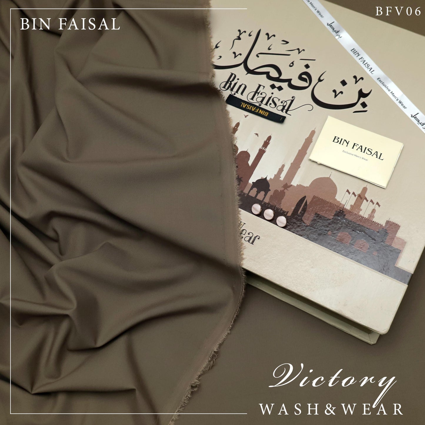 Bin Faisal 100% original luxury Victory wash & wear