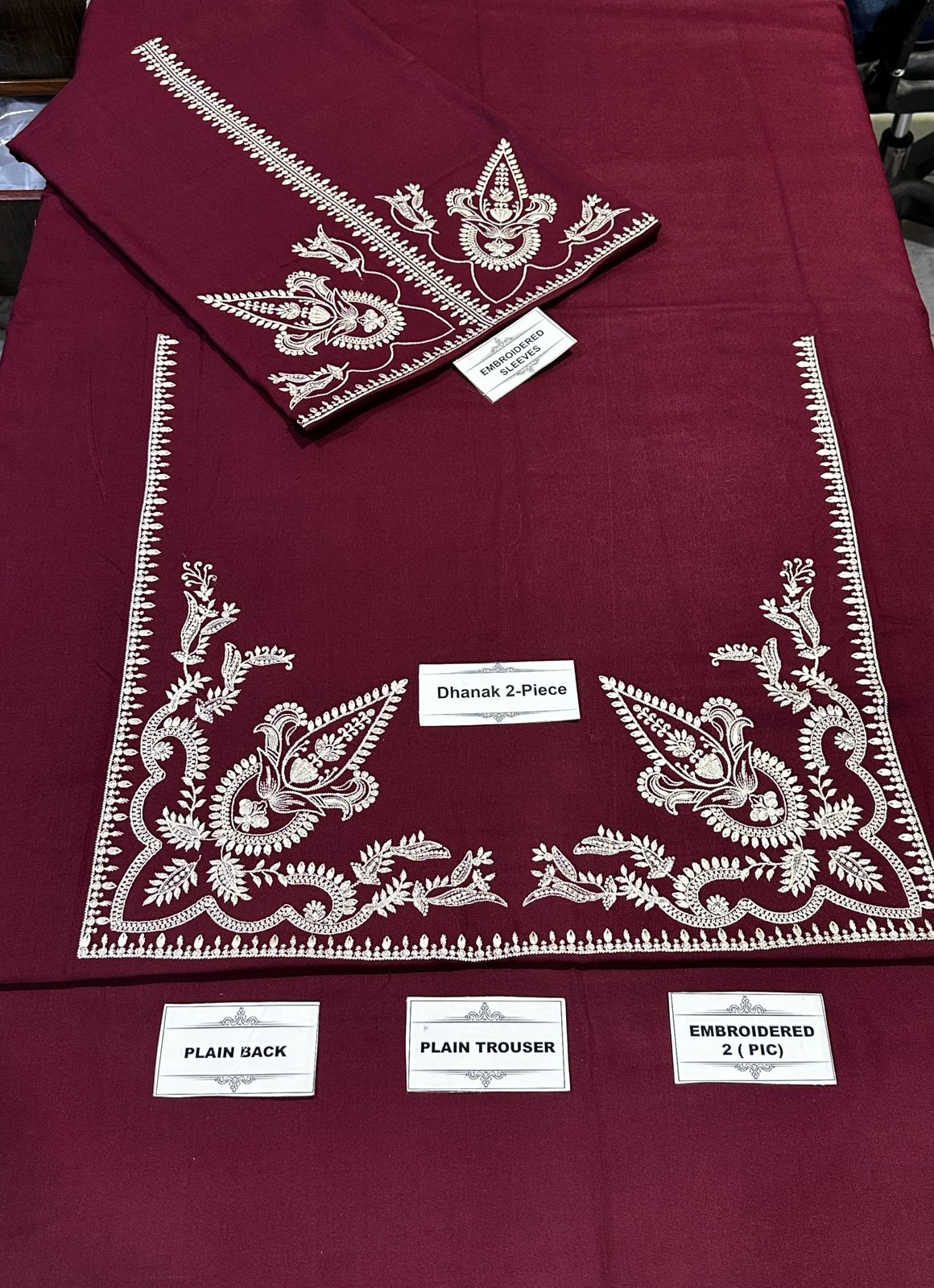 Two Piece*
Code:313
**100% FULL DYED Premium DHANAK