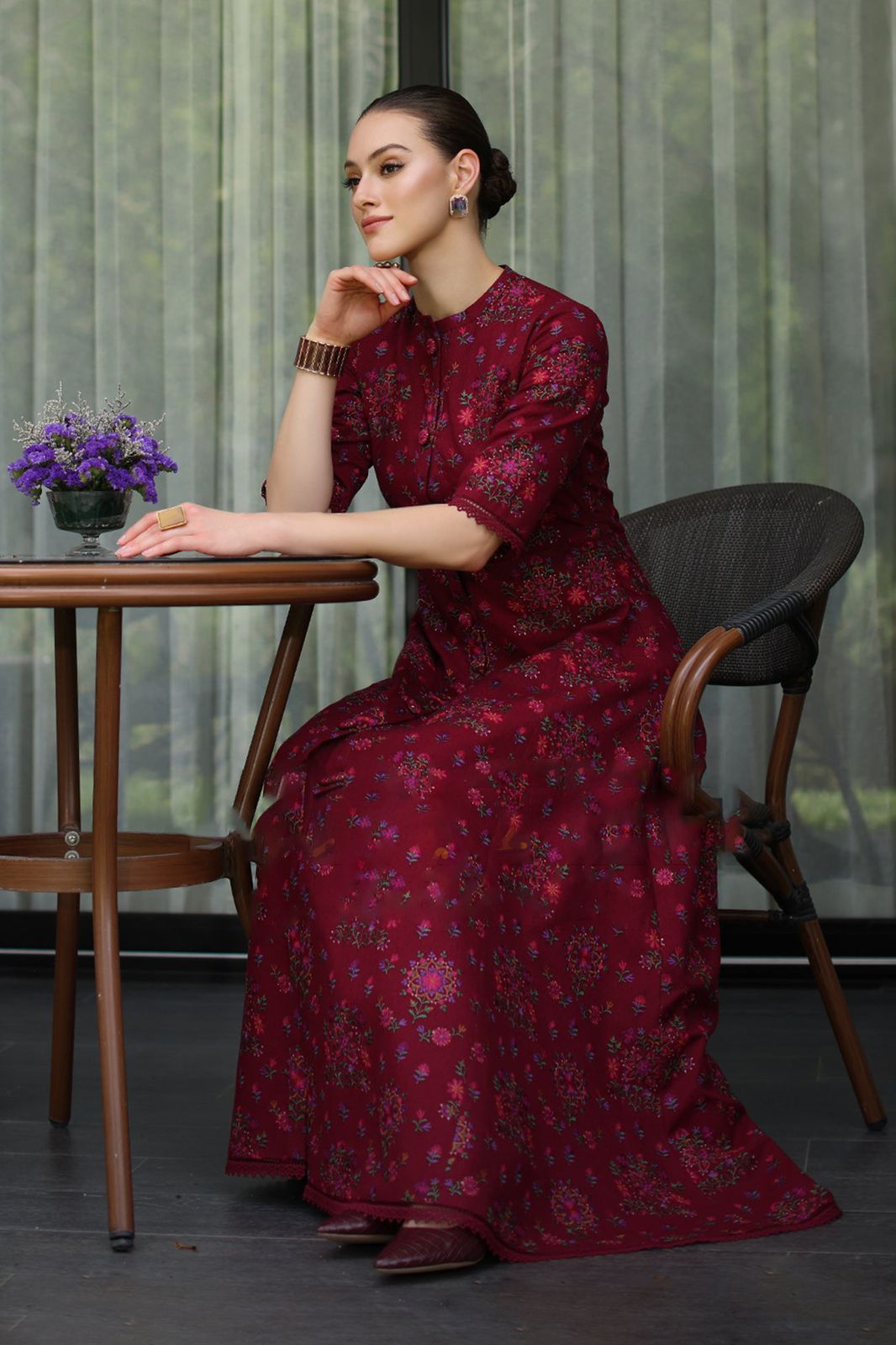 *_Bareeze 1093_*🍂
*Luxury Embroidered 3-Piece*
*STUFF: Best Export Quality Airjet Lawn (90/70)*