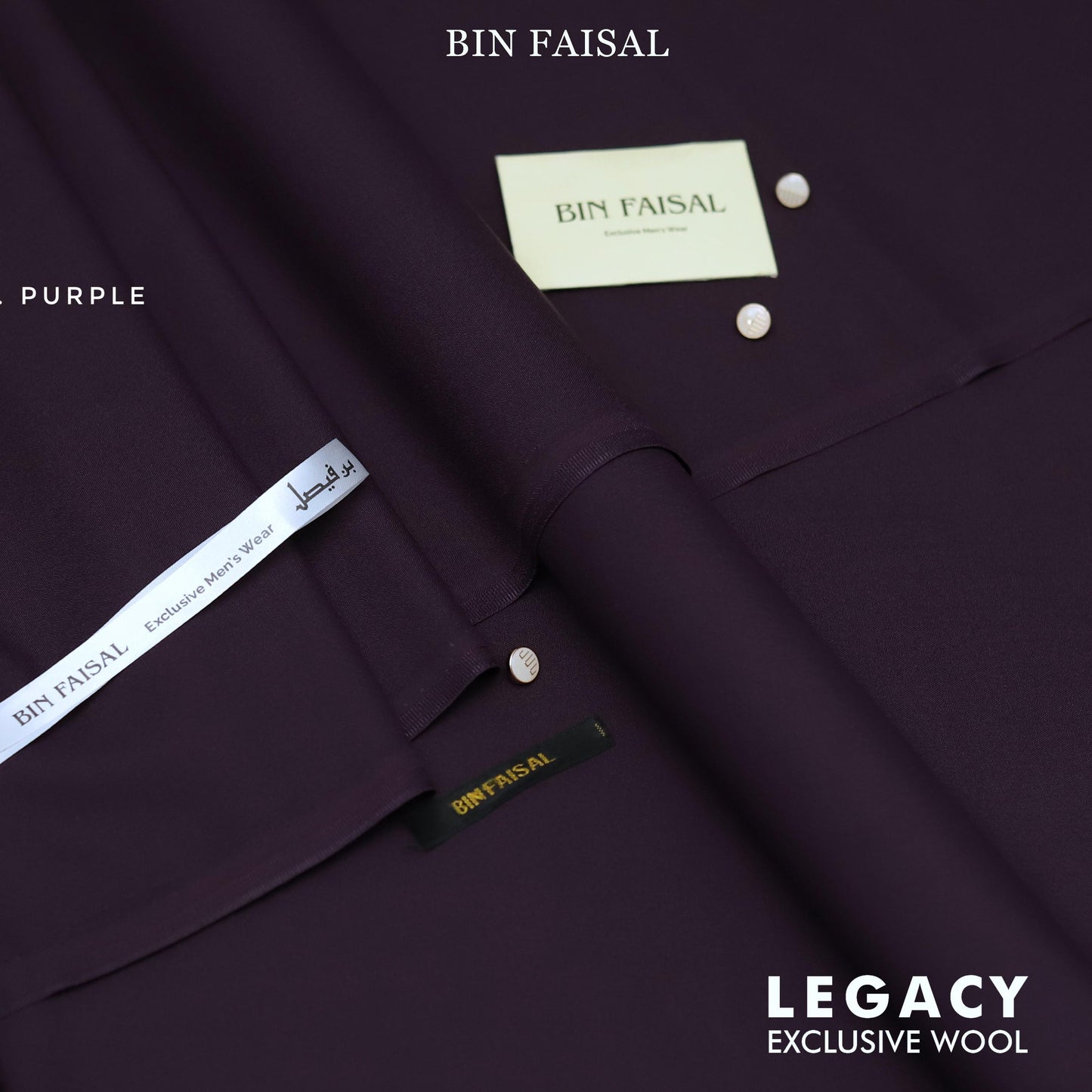 Bin Faisal legacy in premium fabric. Blending Merino wool for warmth & breathability
