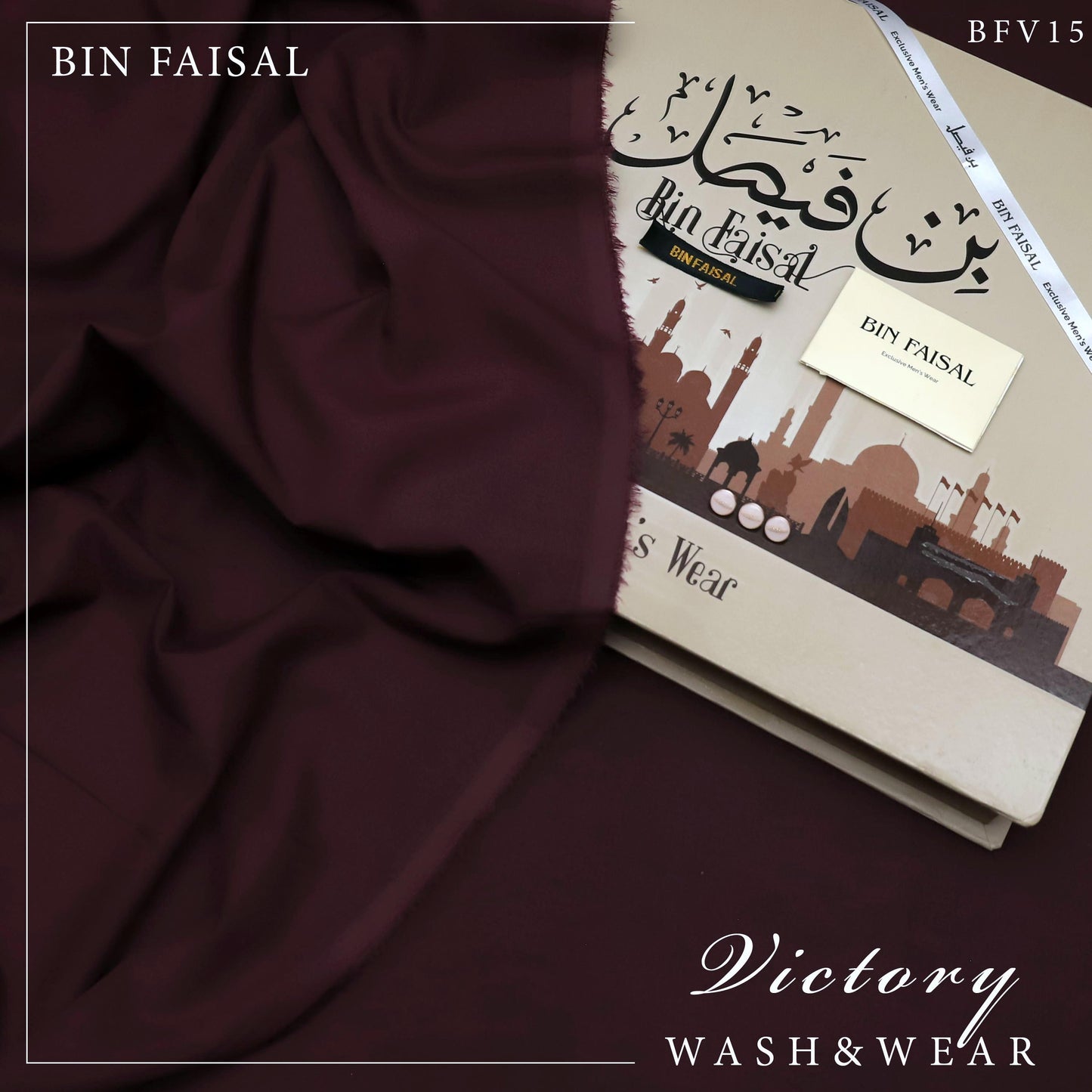 Bin Faisal 100% original luxury Victory wash & wear