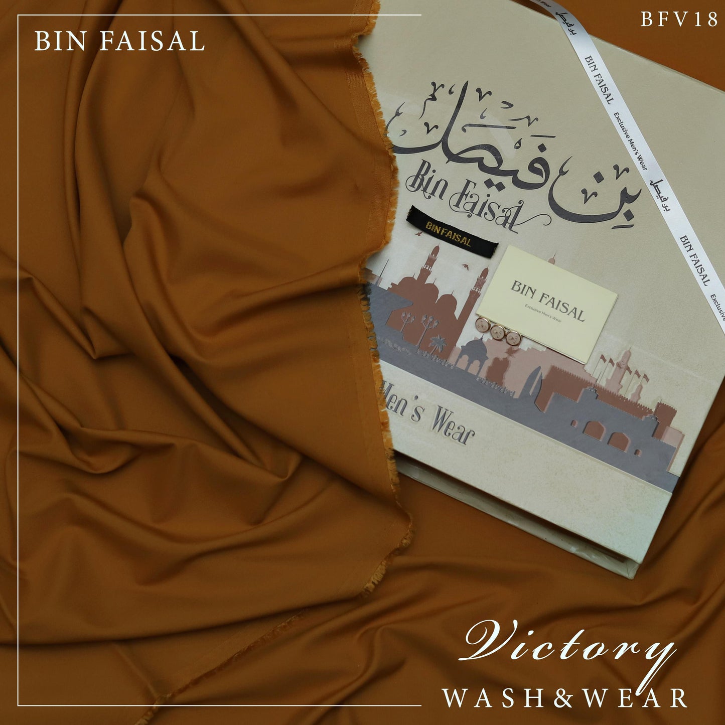 Bin Faisal 100% original luxury Victory wash & wear