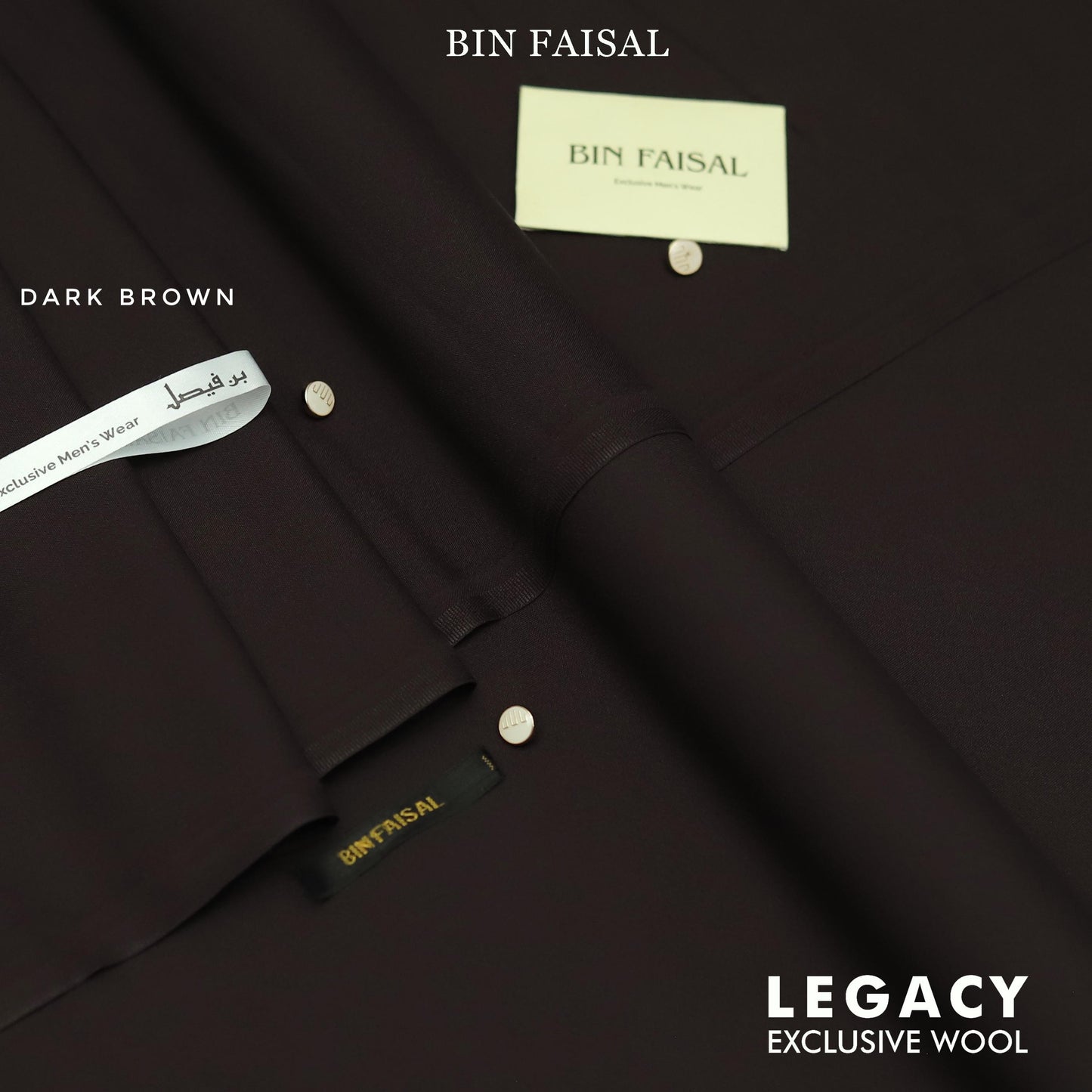 Bin Faisal legacy in premium fabric. Blending Merino wool for warmth & breathability