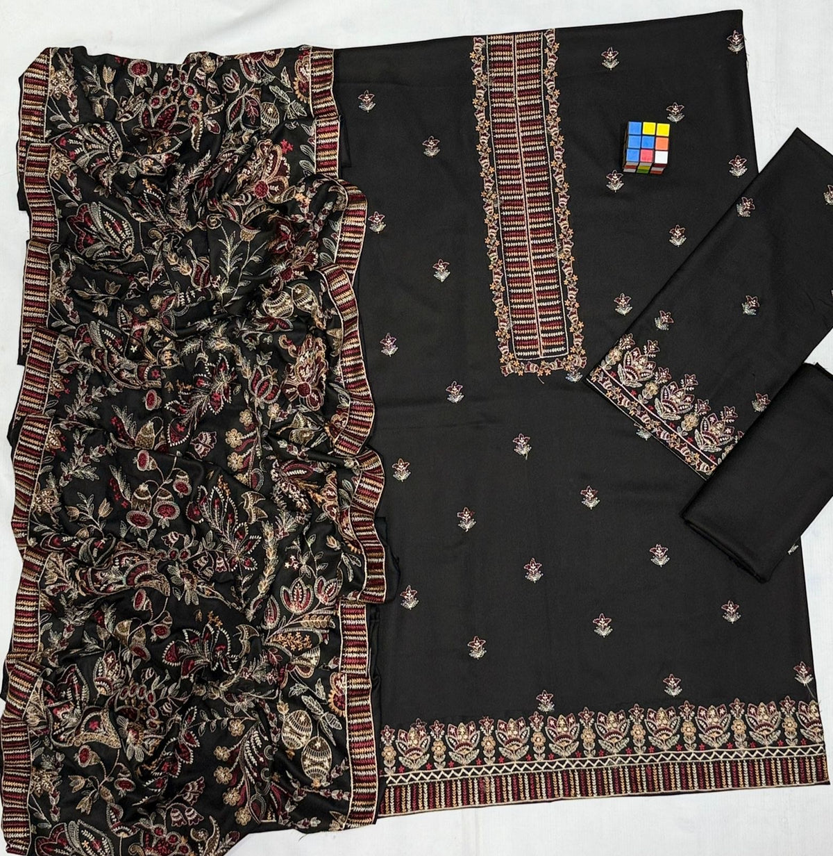 BAREEZE 3PC UNSTITCHED DHANAK COLLECTION