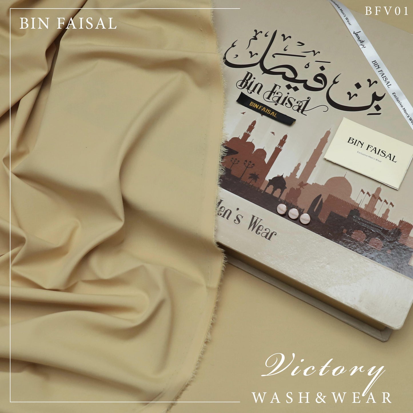 Bin Faisal 100% original luxury Victory wash & wear