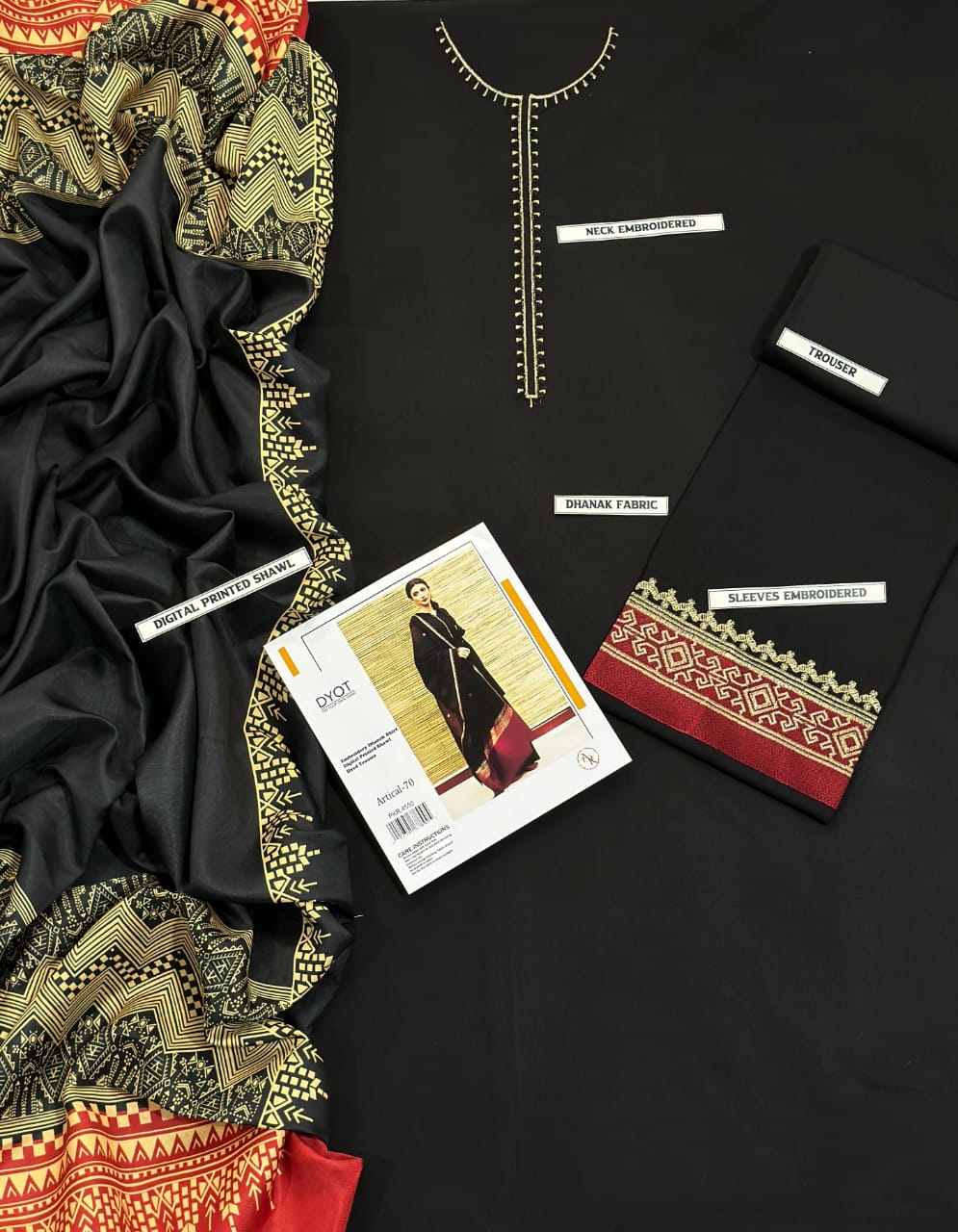 *BRAND NAME : URGE*_
CATEGORY : DHANAK 3PC Embroidered*