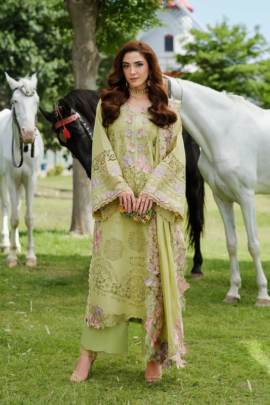 ELAF | PISTACIA | APPLE GREEN | UNSTITCHED LAWN 3PC