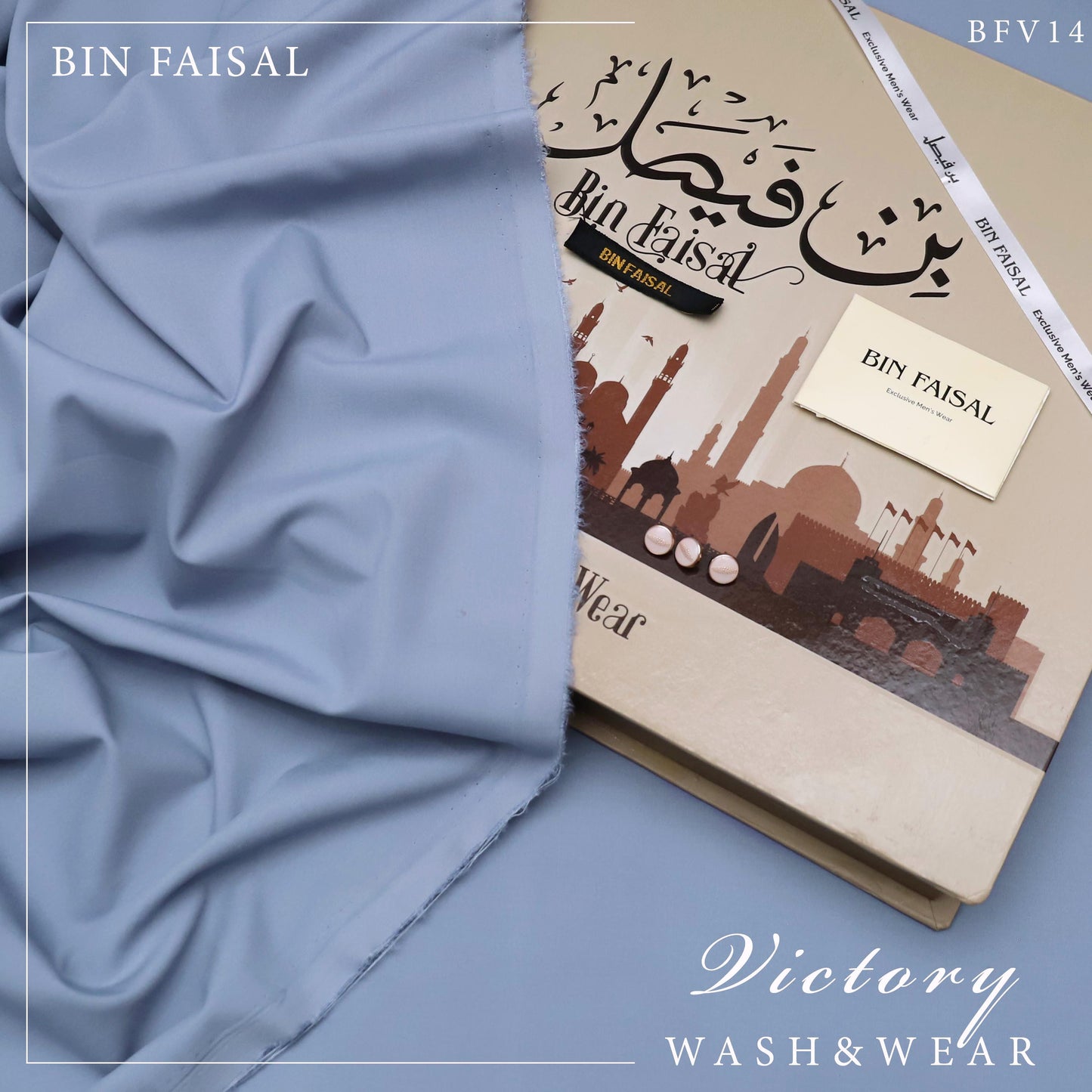 Bin Faisal 100% original luxury Victory wash & wear