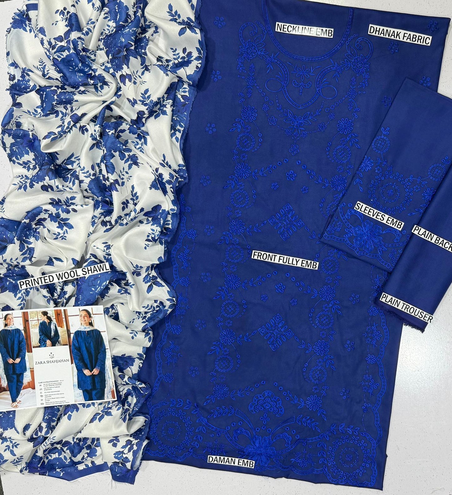 Coco by Zara shahjahan Most luxury article arrived in Dhanak fabric