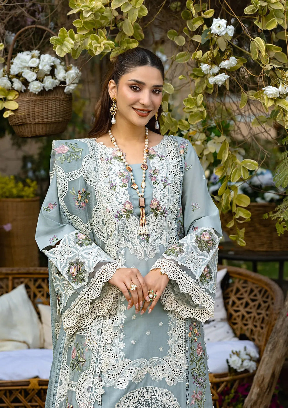 ELAF | SAMAA |UNSTITCHED LAWN 3PC
