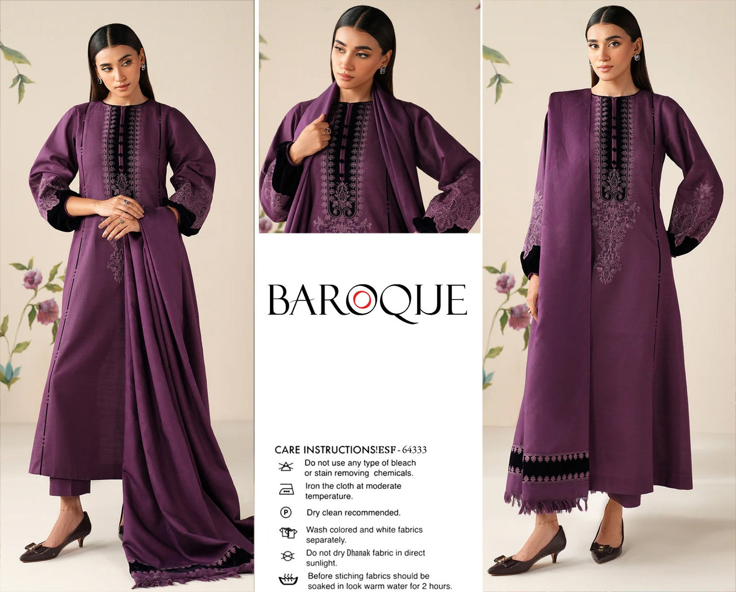 BAROQUE Winter collection Dhanak stuff Quality guarantee