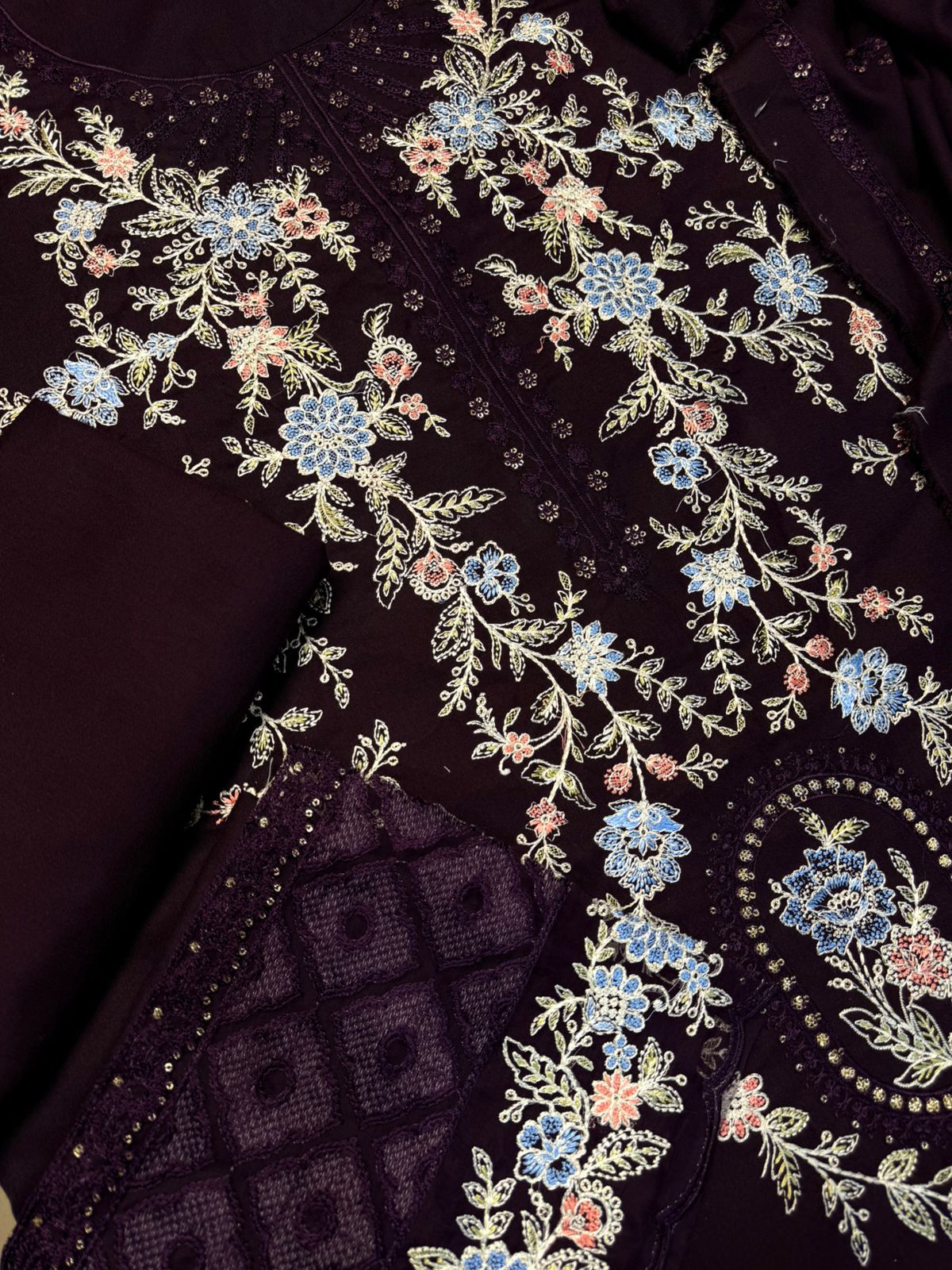 MARIA B* 3pc Wedding Winter Collection 
CODE#7284