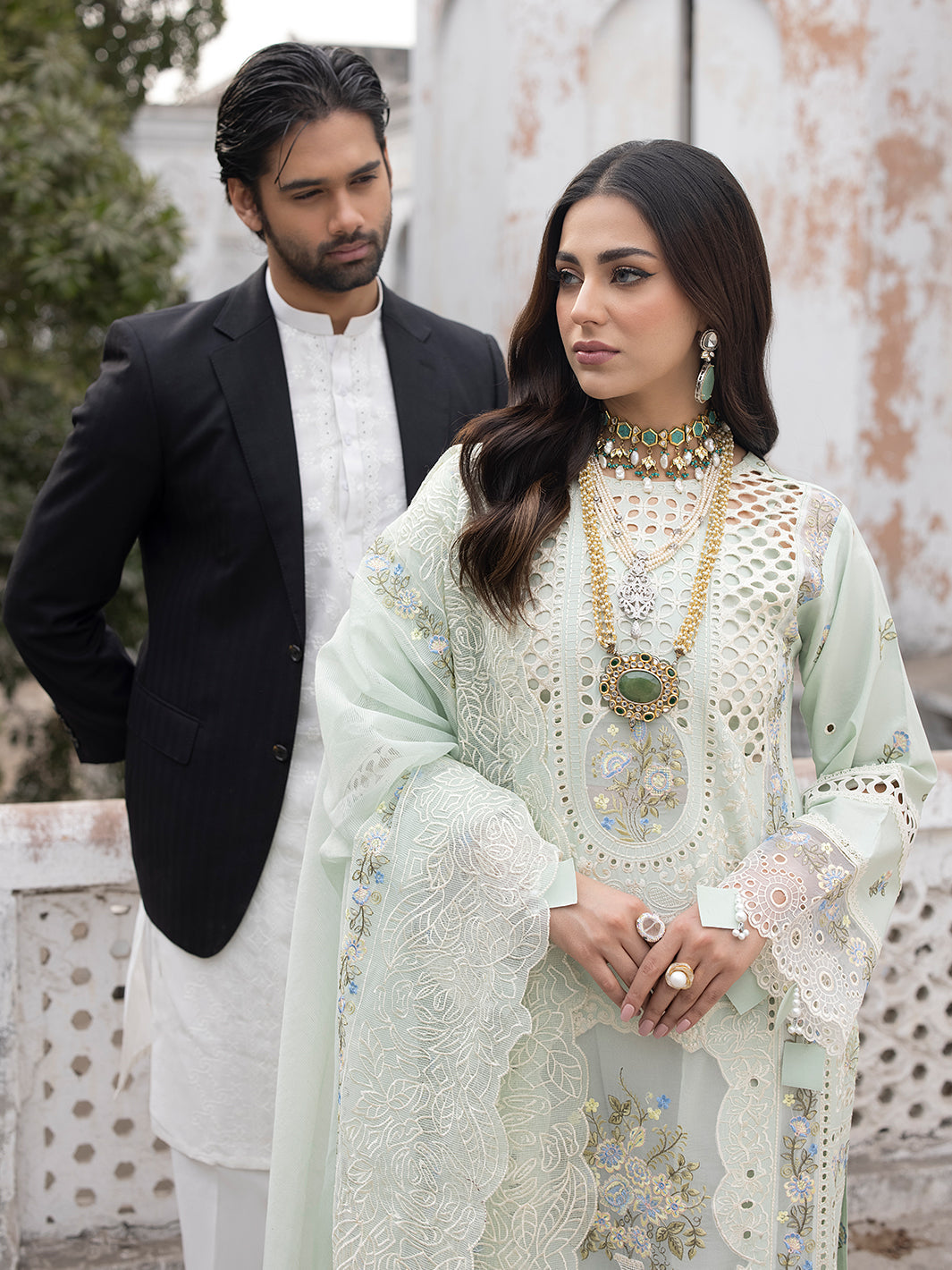 MAHNUR | SELINA | UNSTITCHED LAWN 3PC