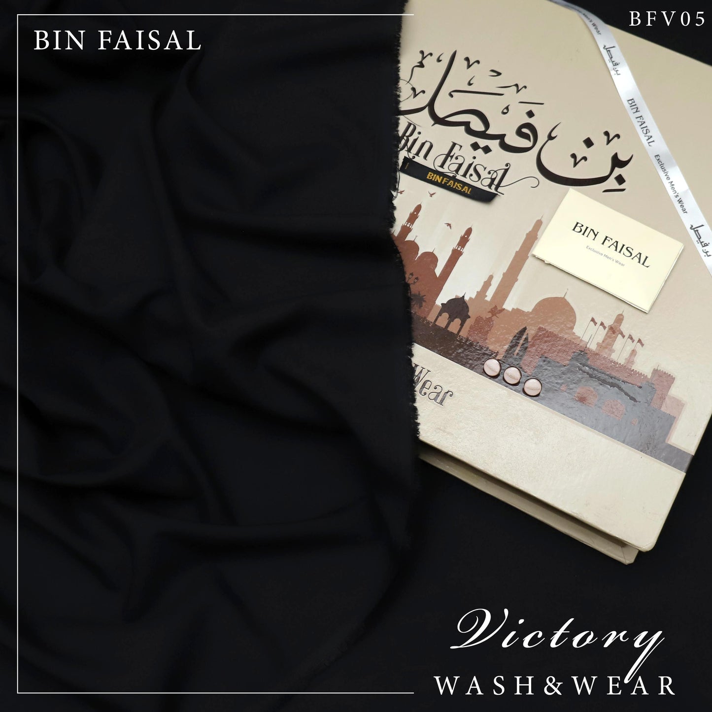 Bin Faisal 100% original luxury Victory wash & wear