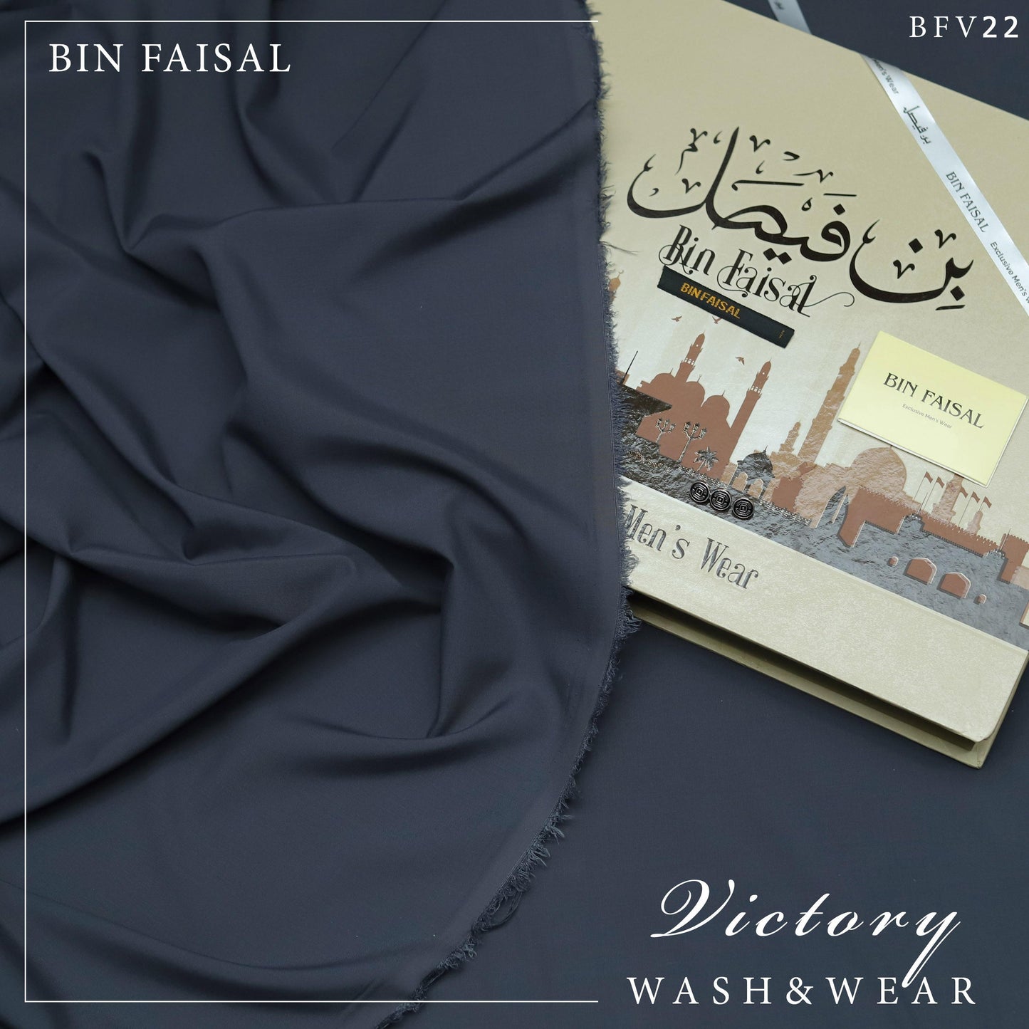 Bin Faisal 100% original luxury Victory wash & wear