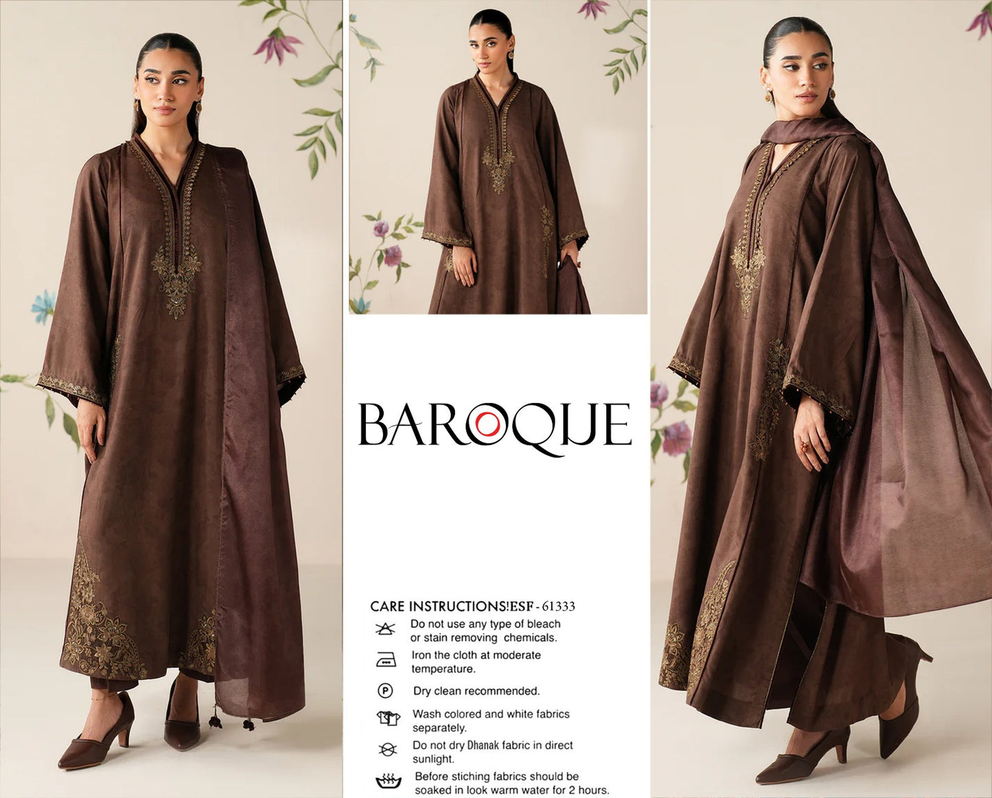 Baroque Most demanding article arrived in Dhanak fabric