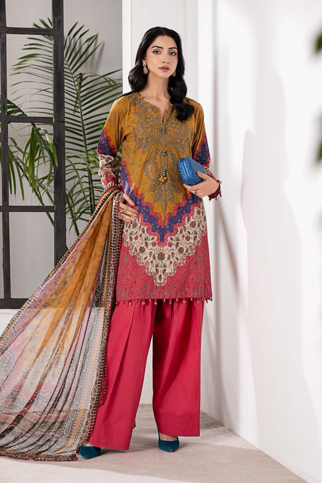 Lawn collection 2026
*Maria b  MOST DEMANDING EDITION*
*03PCS UNSTITCHED SUIT*
*FABRIC Digtal printed lawn90/88*