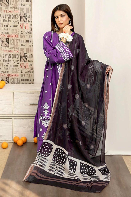 *BRAND NAME : URGE*_
CATEGORY : DHANAK 3PC Embroidered*