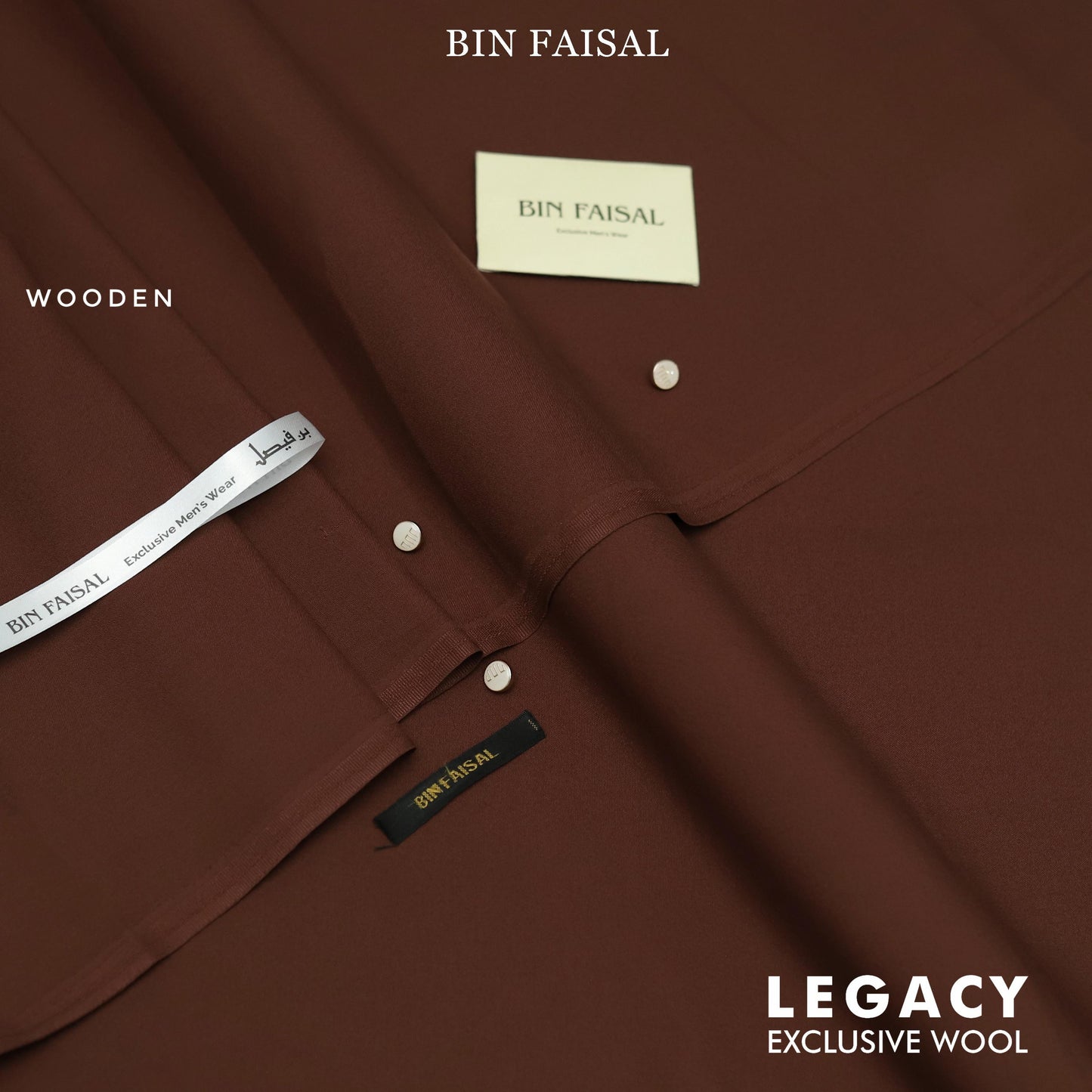 Bin Faisal legacy in premium fabric. Blending Merino wool for warmth & breathability