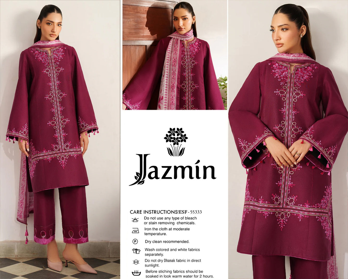 Jazmin winter collection Dhanak stuff