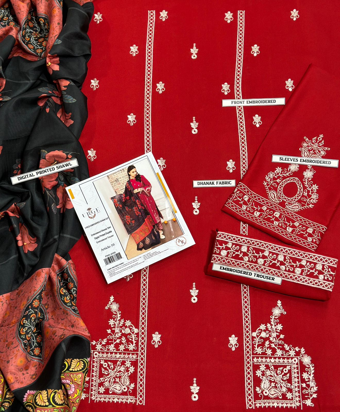 *BRAND NAME : URGE*_
CATEGORY : DHANAK 3PC Embroidered*