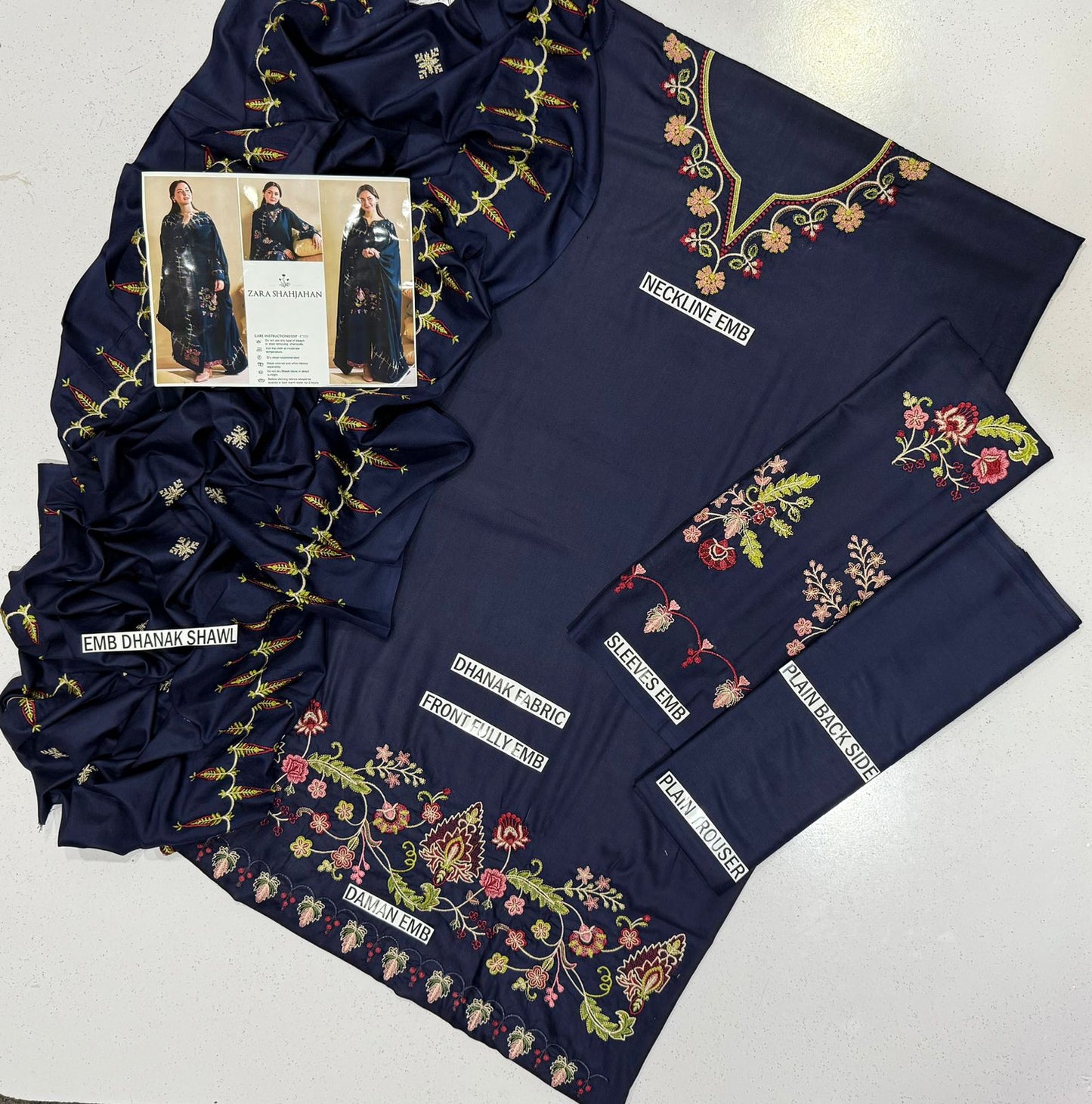 Zara shahjahan Most luxury article arrived in Dhanak fabric