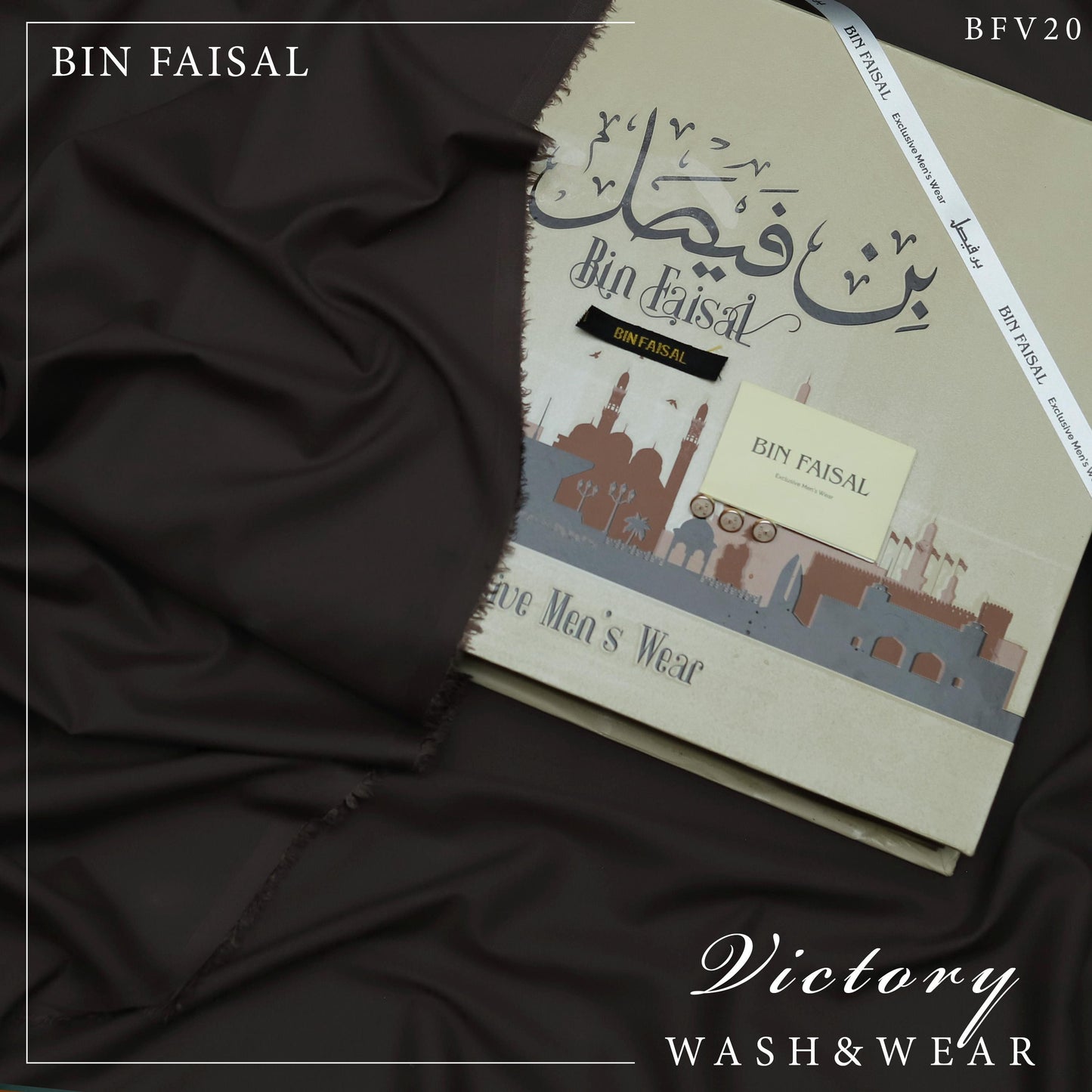 Bin Faisal 100% original luxury Victory wash & wear