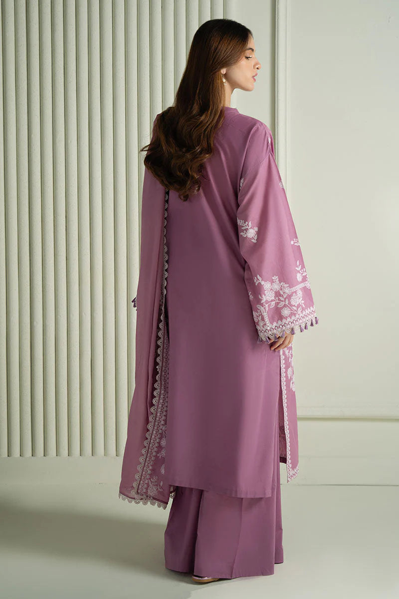 CROSS STITCH LUXURY WINTER UNSTITCHED EMBROIDERED 3PC WITH Lawn  EMBROIDERED SHAWL