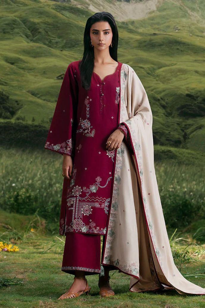 *Alhamdulilla*
*Cross Stitch MOST DEMANDING EDITION*
*03PCS UNSTITCHED SUIT*
*FABRIC lawn90’88*