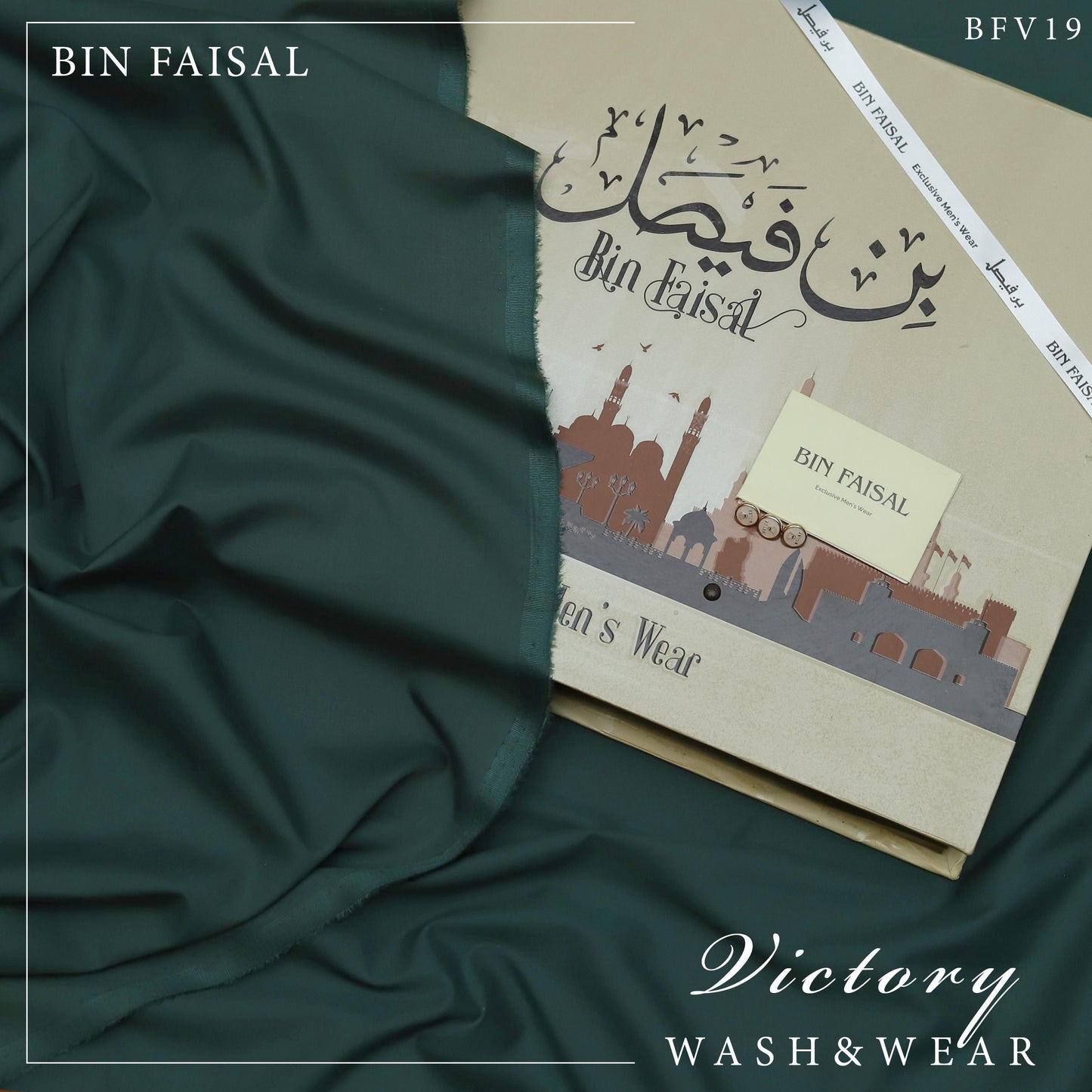 Bin Faisal 100% original luxury Victory wash & wear