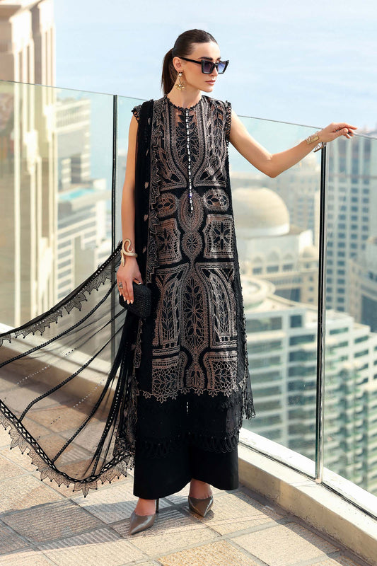 3 Piece Unstitched Embroidered