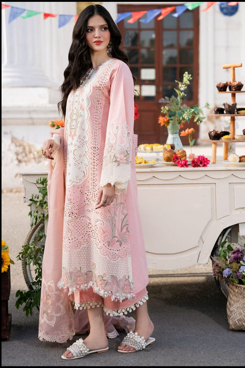 BIN ILYAS LUXURY 3PCS LAWN EMBROIDERED UNSTITCHED