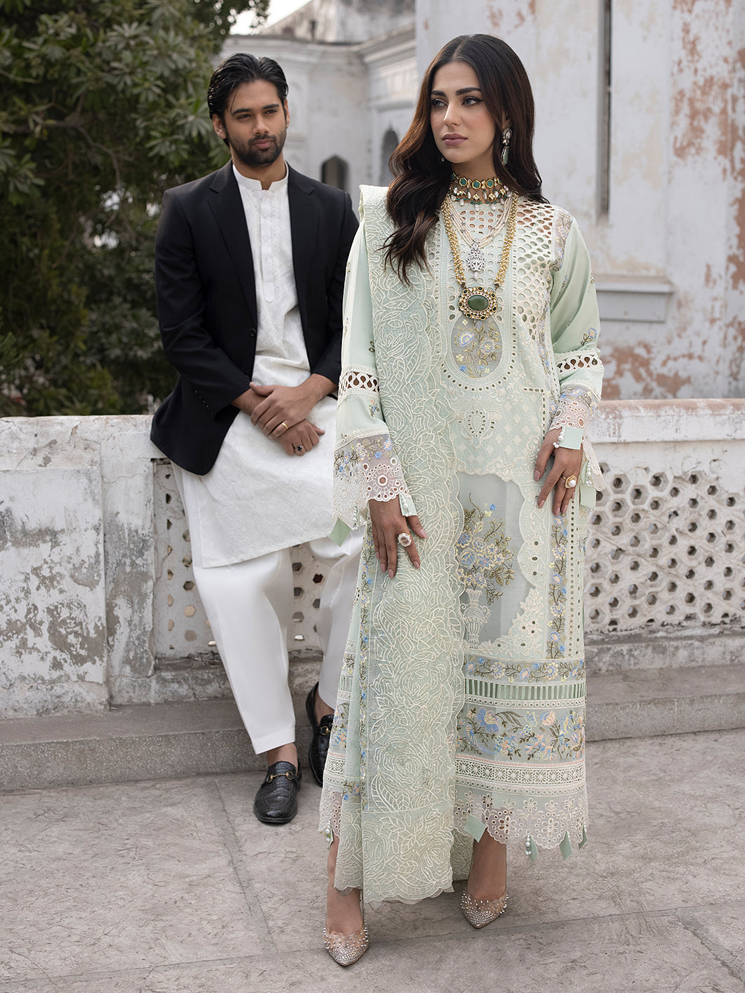 MAHNUR | SELINA | UNSTITCHED LAWN 3PC