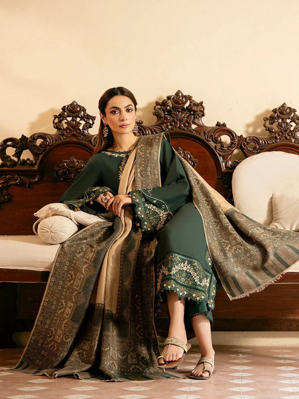ZARASHAHJAHAN 3PC CASUAL EMBROIDERED COLLECTION
