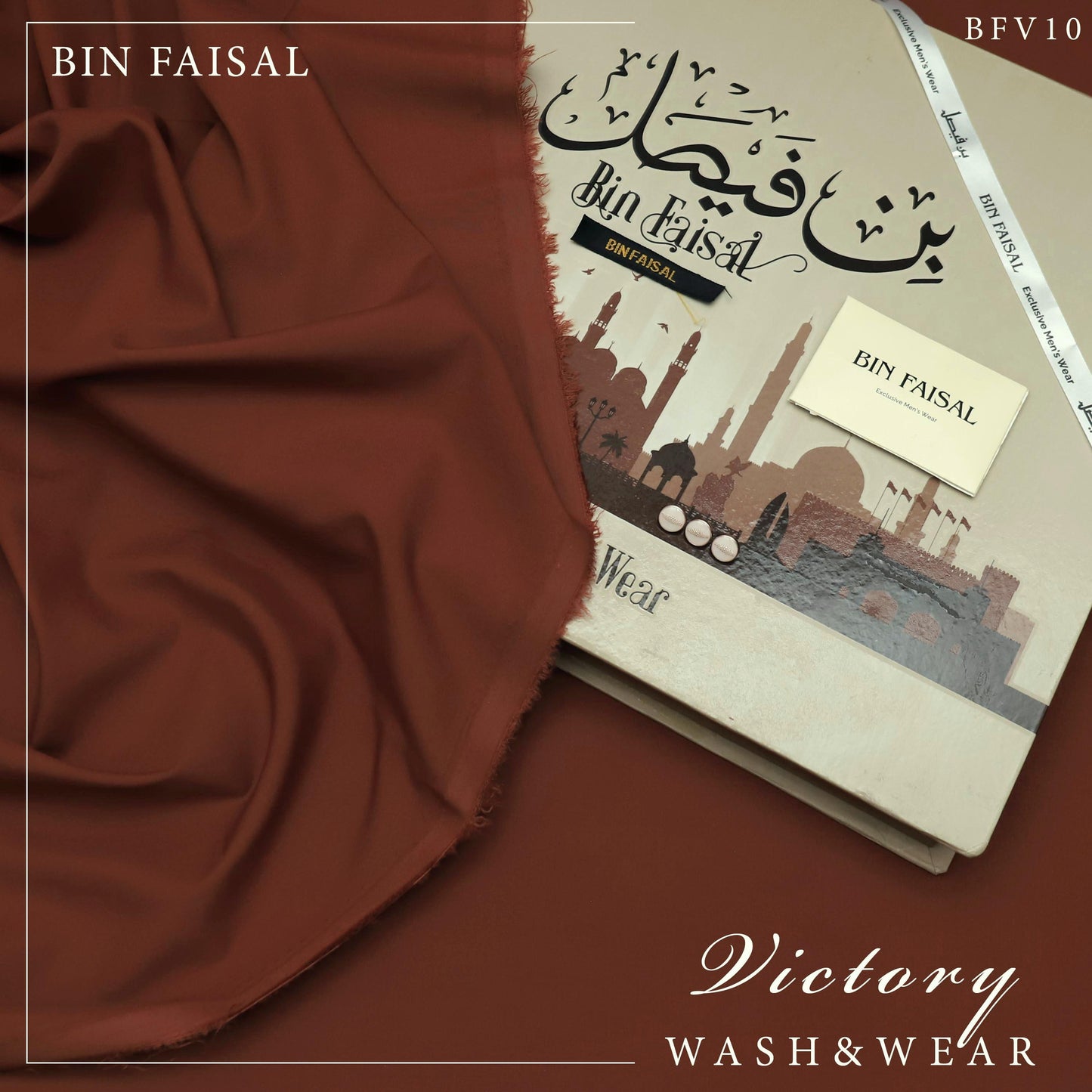 Bin Faisal 100% original luxury Victory wash & wear
