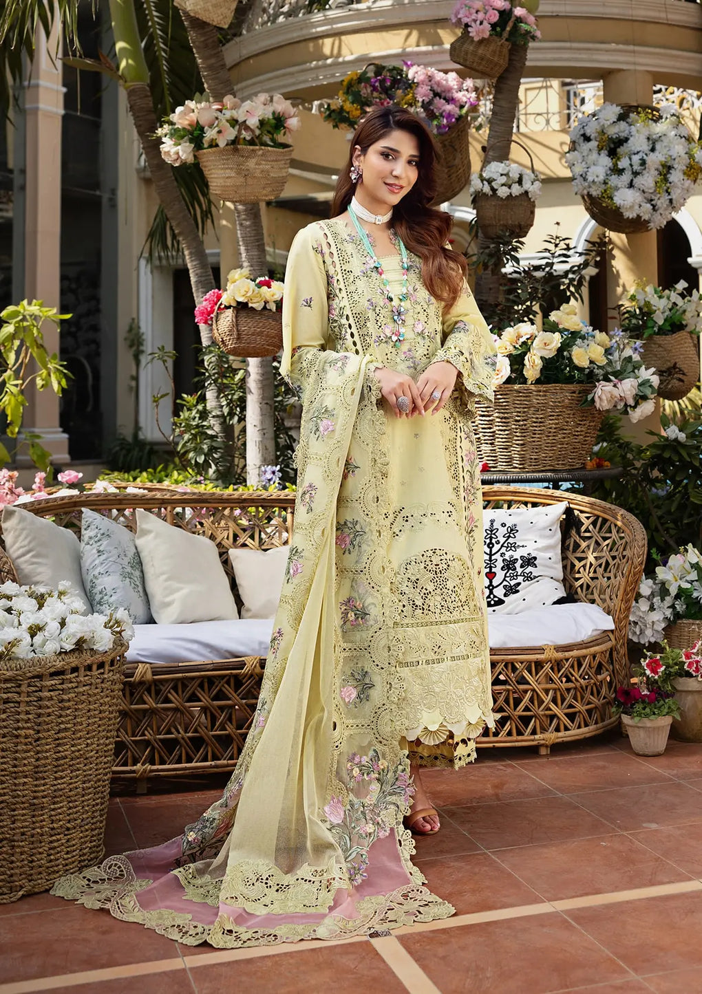 ELAF | BAHAAR | UNSTITCHED LAWN 3PC