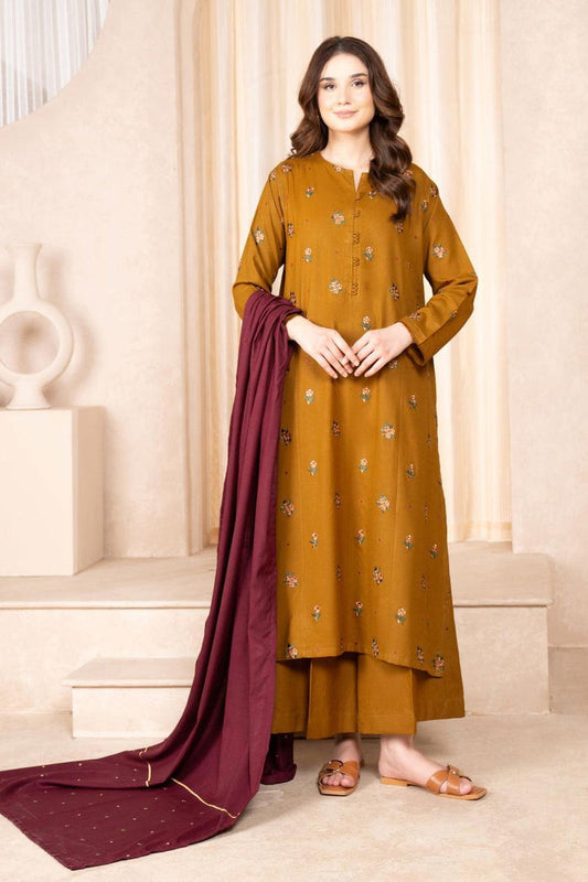 *BRAND NAME : URGE*_
CATEGORY : DHANAK 3PC Embroidered*