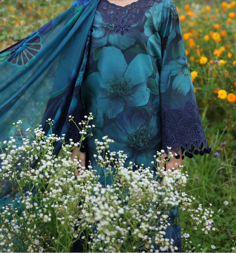 Baroque lawn NOW AVAILABLE WITH SILK DUPATTA