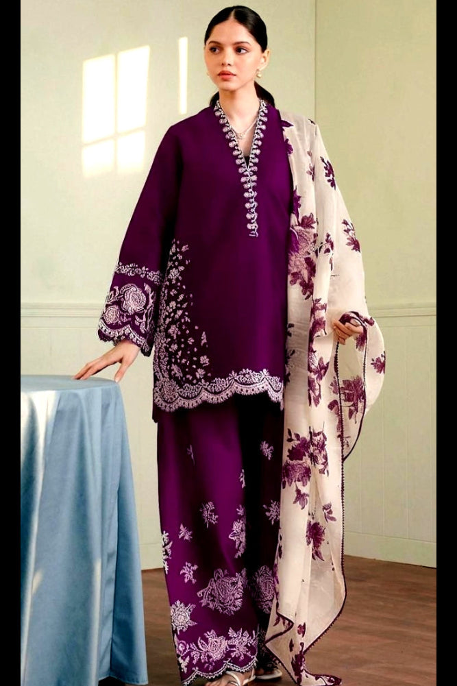 NEW ARRIVAL'S Summer COLLECTION 2026 *BRAND NAME* ZARA SHAHJAHAN *FABRIC* PREMIUM AIR-JET Lawn 90/70 *Lawn QUALITY* 💯% GUARANTEED