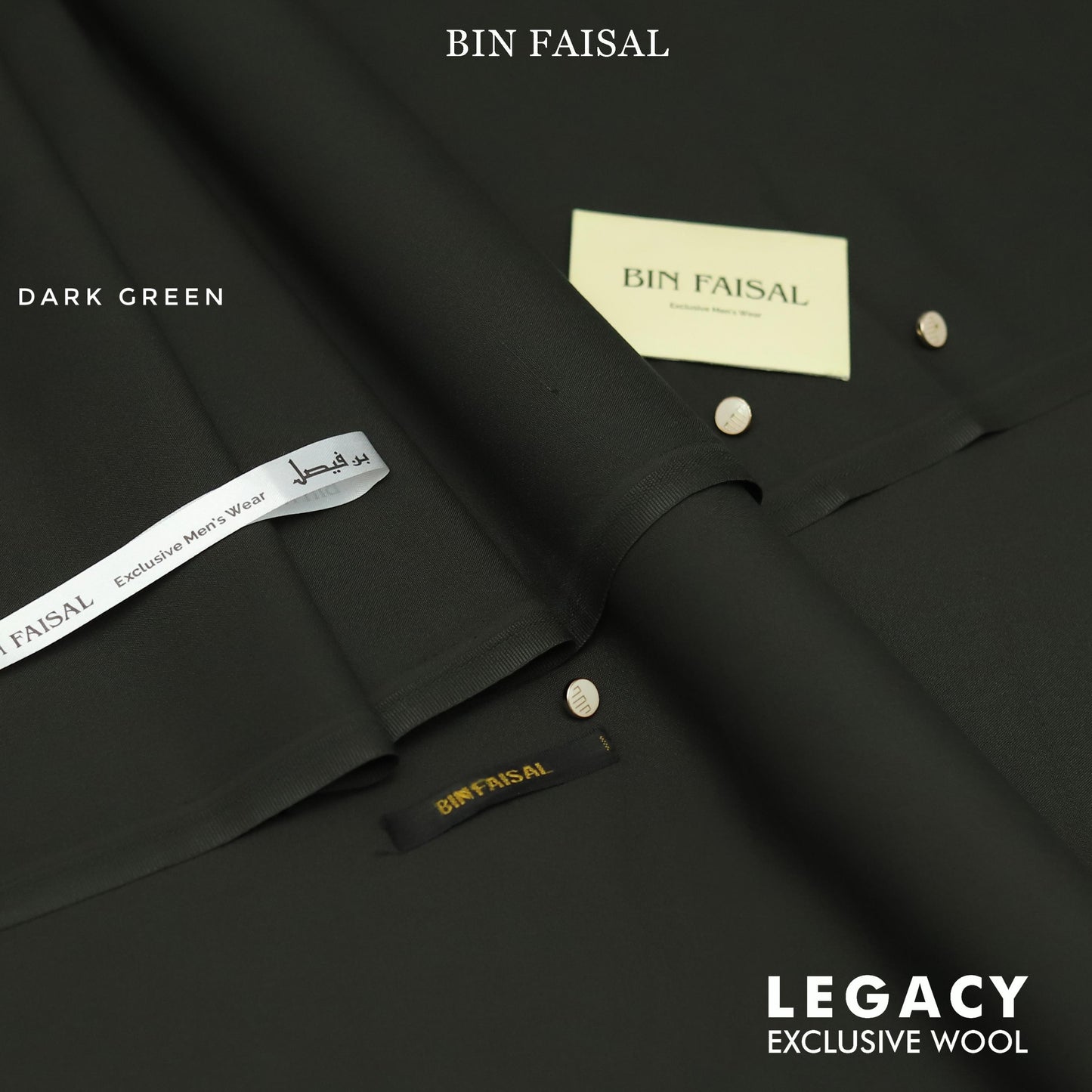 Bin Faisal legacy in premium fabric. Blending Merino wool for warmth & breathability