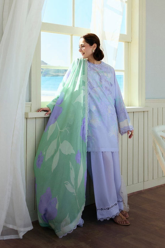 NAME* ZARA SHAHJAHAN
_WEAR BY THE GORGEOUS ACTRESS_ *HANIA AMIR*

*FABRIC*
PREMIUM AIR-JET LAWN
*LAWN QUALITY* 💯% GUARANTEED